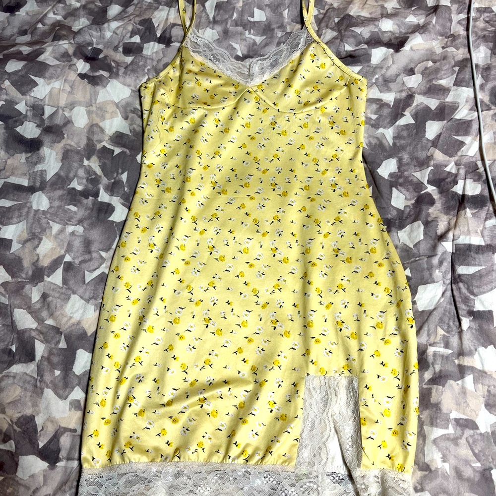 Shein silk body con dress